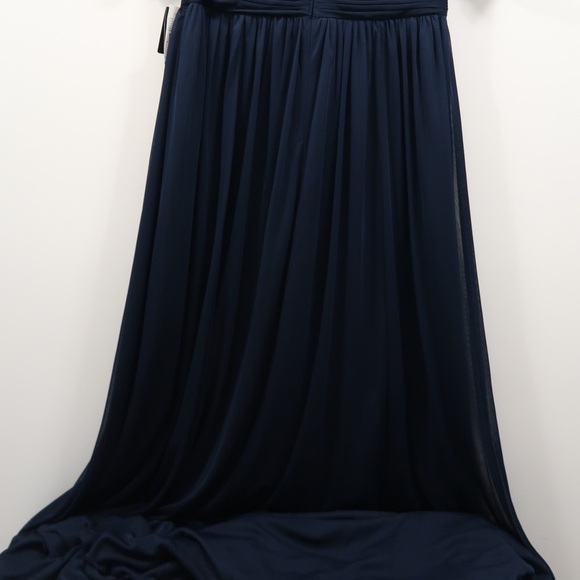 NWT ADRIANNA PAPELL Midnight Tulle & Sequin Gown - Picture 7 of 11